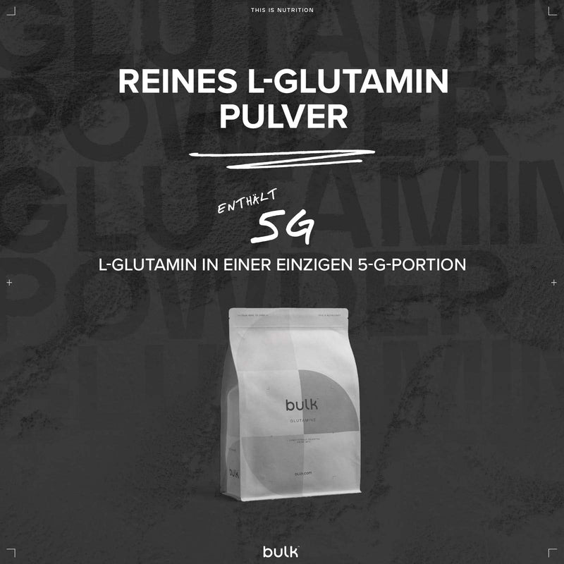 Bulk L-Glutamine Powder, Neutral Flavor, 1 kg, Packaging May Vary 100 Servings (Pack of 1) - NewNest Australia