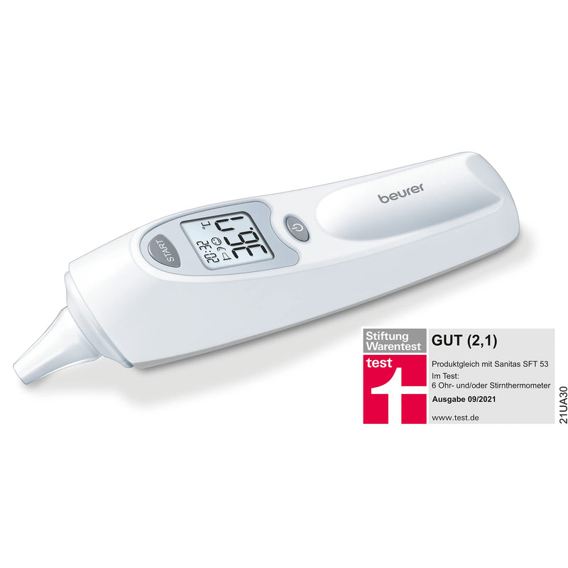 Beurer FT 58 ear thermometer, digital clinical thermometer with infrared measuring technology for measurements in the ear, 1 piece (pack of 1) single - NewNest Australia