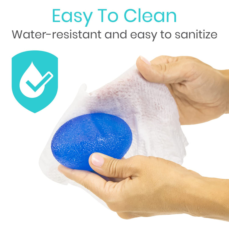 Vive Hand Exercise Eggs - Sensory Squishy Ball for Stress Relief and Grip Strengthening Therapy - Wrist Strength Trainer Equipment - Squeeze Toy for Kids, Adults, Women and Men - for Arthritis 4 - NewNest Australia