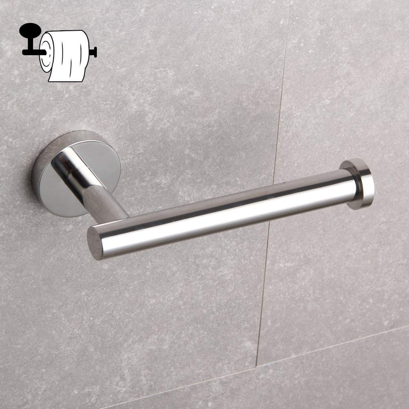 GERZ SUS 304 Stainless Steel Toilet Paper Roll Holder Paper Towel Dispenser Tissue Hanger Wall Mounted Polished Chrome - NewNest Australia