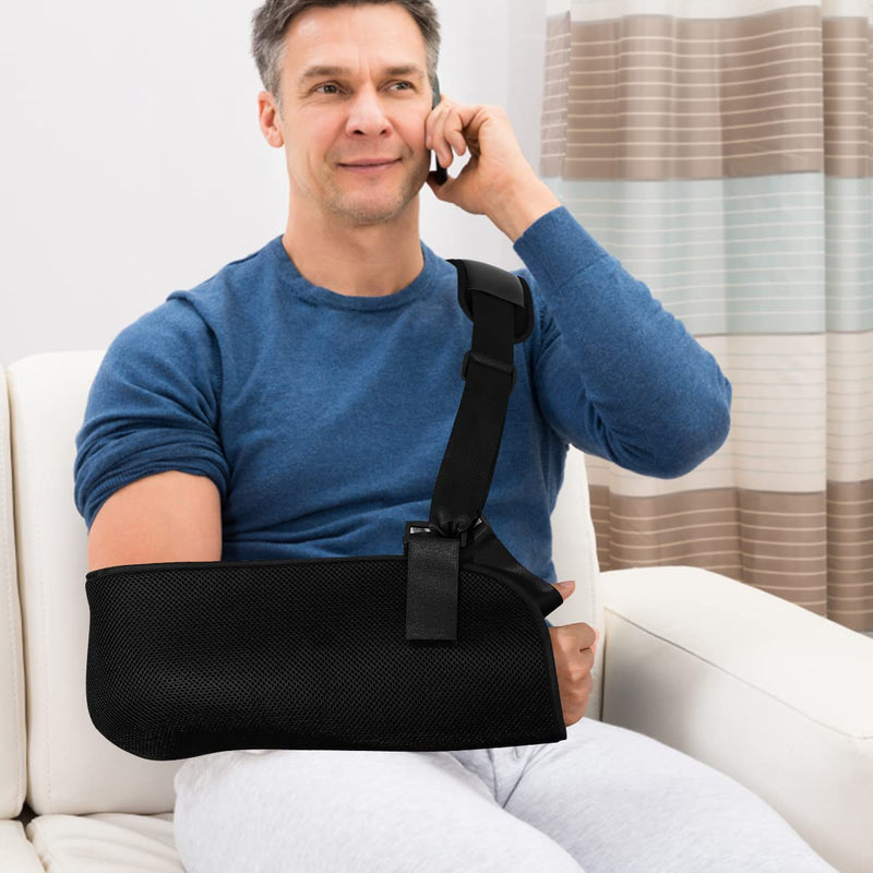 rosenice Arm Sling - Shoulder Immobilizer Medical Support Strap for Broken Fractured Arm Elbow Wrist, Adjustable Shoulder Rotator Cuff Support Brace, Left and Right Arm - NewNest Australia