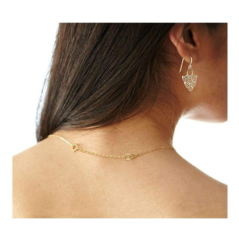 14K Gold Necklace Extenders 925 Sterling Silver Chain Extension Necklace Bracelet Anklet Extender for Jewelry Making (1 2 3 inch) 14K Gold - NewNest Australia