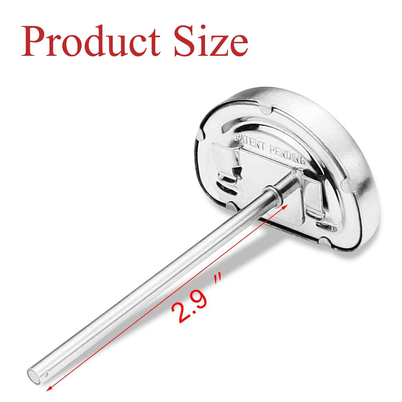 Hiorucet Grill Lid Thermometer Heat Indicator Replacement for Charbroil 463271314, 463247412, 463247512, 463225315, 463434313 Grill Model, BBQ Grill Temperature Gauge Replacement Part for Char-Broil. - NewNest Australia