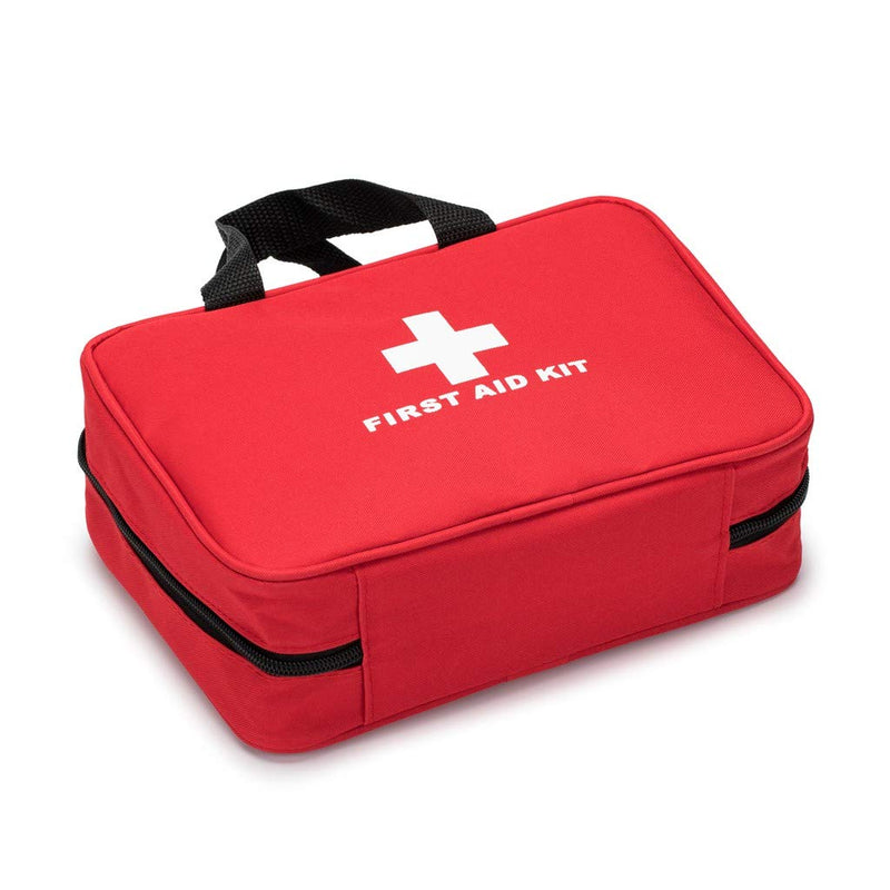 Jipemtra Red First Aid Bag Empty Travel Rescue Pouch First Responder Storage Compact Survival Medicine Bag for Car Home Office Kitchen Sport Outdoors (Green) Green - NewNest Australia