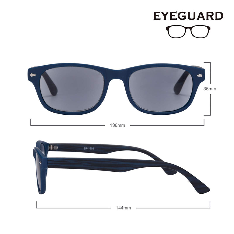EYEGUARD Reading Sunglasses 3-Pack, UV400 Protection Outdoor Sun Readers, Non-Ploarized Classic Style Reader Sunglasses for Women and Men… 1 Magnification (Pack of 3) - NewNest Australia