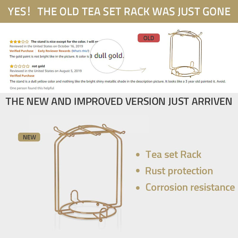 NewNest Australia - Stainless Steel Wire Rack Display Stand Service for Tea Cups,Bracket by Pukka Home +(Display Stand) 