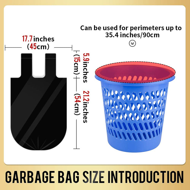 Small Trash Bags 240 Count Garbage Bags SWIHELP Waste Basket Liners for Bathroom, Kitchen ,Bedroom, Office Pet Car 15 Liter Trash Can 4 Gallon 240Counts / Mixed - NewNest Australia