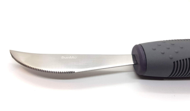 BunMo Adaptive Utensils for Elderly/Arthritis/Weak Hand Grip & Handicapped - Convenient Travel Pouch - NewNest Australia