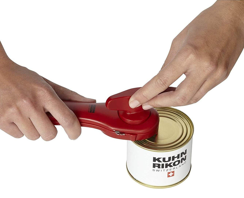 NewNest Australia - Kuhn Rikon Slim Safety Smooth Touch Can Opener, No Sharp Edges, LIDLIFTER+ 6.5" Black 