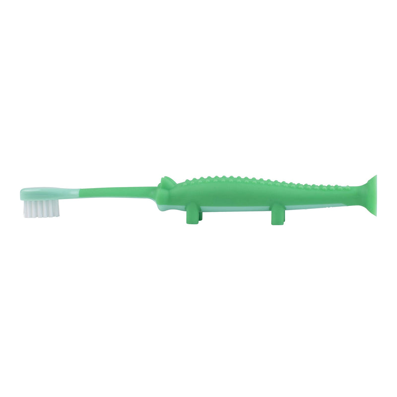 Dr. Brown's Toddler And Baby Toothbrush, Crocodile, Green - NewNest Australia