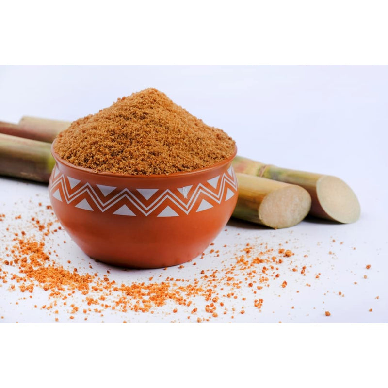 Svtav Jaggery Powder, Hand Crushed Gur Powder | Natural Sweetener | Brown Sugar | Indian Sugarcane Substitute | No Preservatives | No Artificial Flavors - 227G - NewNest Australia