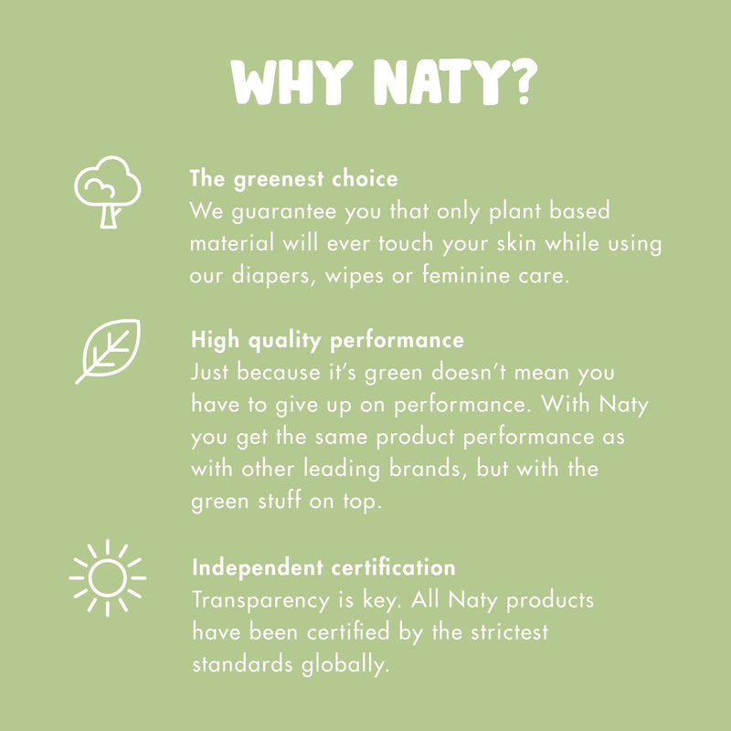 Eco by Naty Flushable Baby Wipes - Compostable and Plant-Based Wipes, Chemical-Free and Hypoallergenic Baby Wipes Safe for Baby Sensitive Skin, 56 Wipes Per Pack (3 Pk) 56 Count (Pack of 3) - NewNest Australia