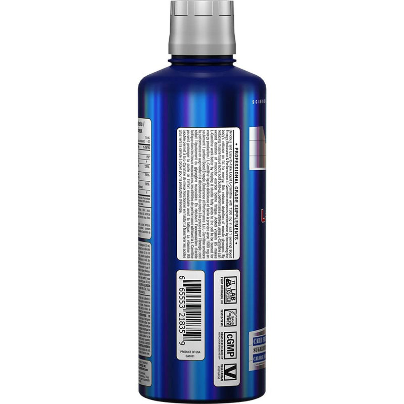 ALLMAX Nutrition Liquid L-Carnitine 1500, Blue Raspberry, 16 oz (473 ml) - NewNest Australia