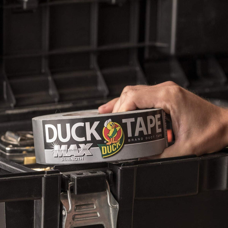 Duck Max Strength 240201 Duct Tape, 1-Pack 1.88 Inch x 45 Yard Silver - NewNest Australia