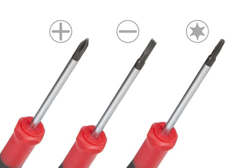 Best Choice 9-Piece Precision Screwdriver Set | Phillips, Flat and Torx Star - NewNest Australia