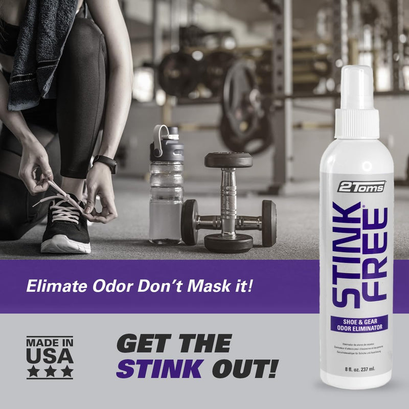 2Toms StinkFree Spray, shoe odor remover, eliminates odors in shoes and equipment caused by sweat - NewNest Australia