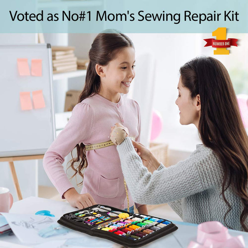 VelloStar Premium Sewing KIT for Adults - Easy to Use Sewing Supplies & 38 XL Color Threads, a Needle and Thread Kit for Small Fixes Around The House, Emergency Hand Sewing Repair Kit for a Quick Fix - NewNest Australia