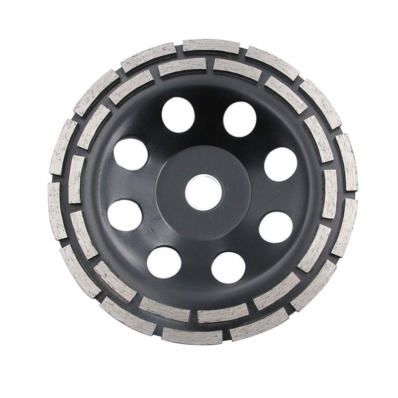 NUZAMAS 4-1/2" Double-Row Diamond-Cup Grinding-Wheel 115mm for for Concrete and Paint, Epoxy, Mastic, Coating Removal - NewNest Australia