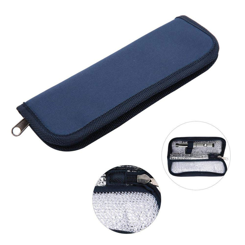 Yunxwd Insulin Cooler Bag, Portable EVA Insulin Pack for Insulin Pen Cooler Bag Insulin Bag for Diabetes Syringes, Insulin Injection and Medication (Deep Blue) - NewNest Australia