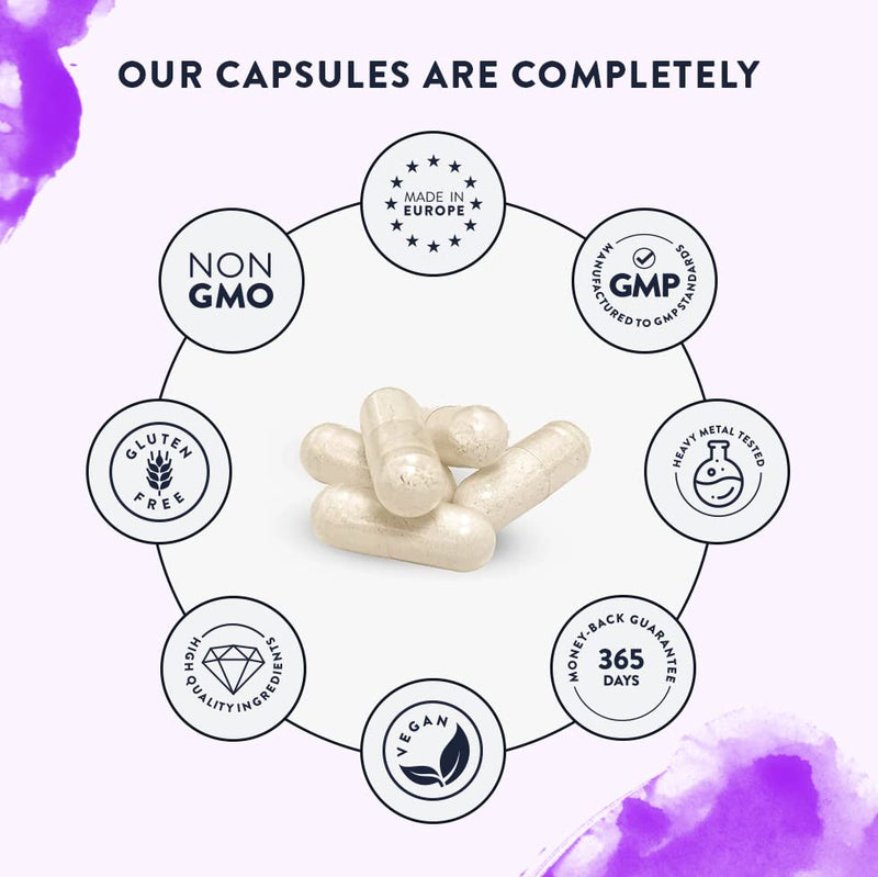 High Absorption Magnesium Citrate Supplements - [ 357 mg ] - Vegan Magnesium Capsules - High Dose of Elemental Magnesium – 180 Magnesium Citrate Capsules - Pure and GMO Free - 2 Month Supply - NewNest Australia