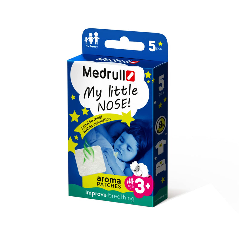 Medrull Aromatic Plaster With Balm To Protect The Nose Improves Nose Breathing With Running Nose Prevention Against Colds Inhaler For Children And Adults Aroma Plaster 5 X 5 Pieces - NewNest Australia
