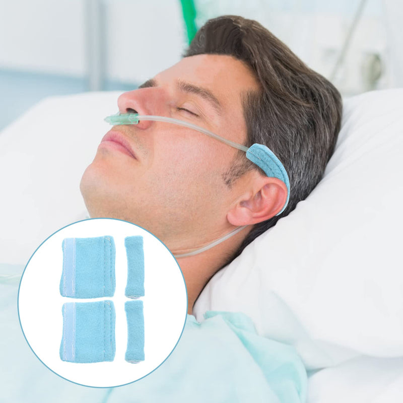 Beavorty 4pcs Nasal Cannula Wraps Cannula Ear Cushion Soft Ear Savers Masks Ear Protectors Extender Fabric Ear Grips Eyeglass Hooks for Kid Adults - NewNest Australia