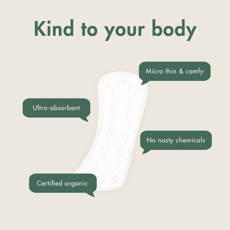 Eco by Naty Panty Liners Normal for Women – Liners for daily use, Eco-Friendly Women’s Thin Discreet Panty Liners with Organic Cotton to keep you fresh (32 Count) 32 Count (Pack of 1) - NewNest Australia