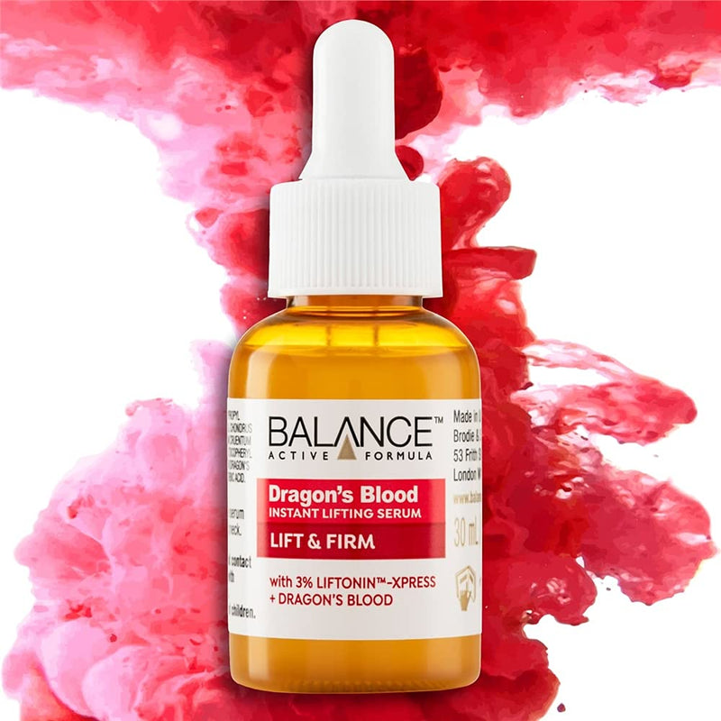 Balance Active Formula Dragon's Blood Instant Lifting Serum (30 ml) - Lightweight & Non-Greasy Serum for Firmer Looking Skin and Reducing the Appearance of Wrinkles - NewNest Australia