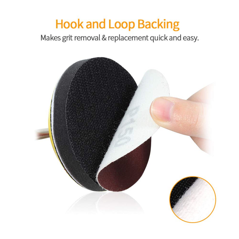 SPEEDWOX 100pc 3 Inch Sanding Discs Hook and Loop Sandpaper 150 Grit Sander Disc Sanding for Drill Grinder Rotary Tools No Hole 150-Grit - NewNest Australia
