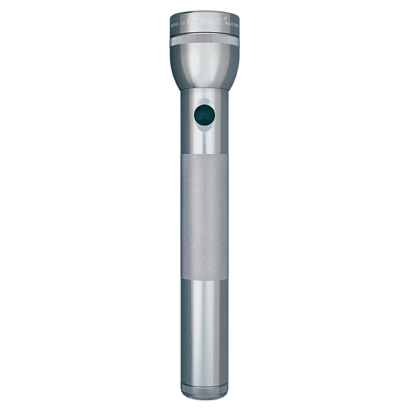 Maglite Heavy-Duty Incandescent 3-Cell D Flashlight, Gray - NewNest Australia