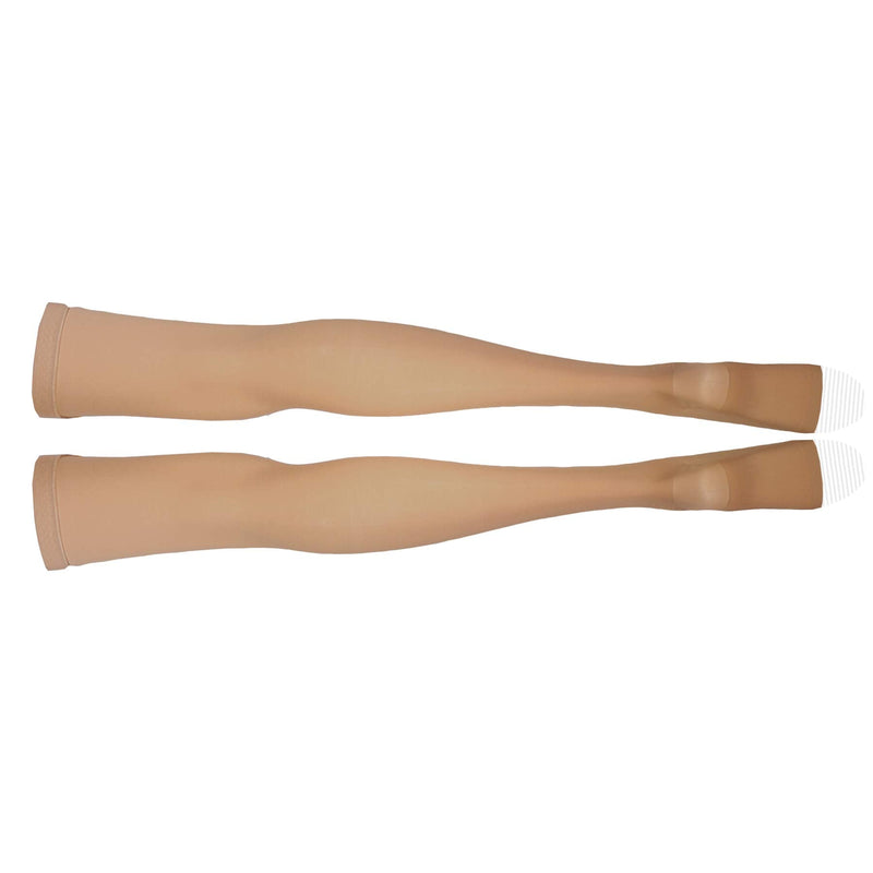 NuVein Surgical Stockings, 18 mmHg Support for Embolic Recovery, Medical Unisex Fit, Thigh High, Open Toe, Beige, Medium - NewNest Australia