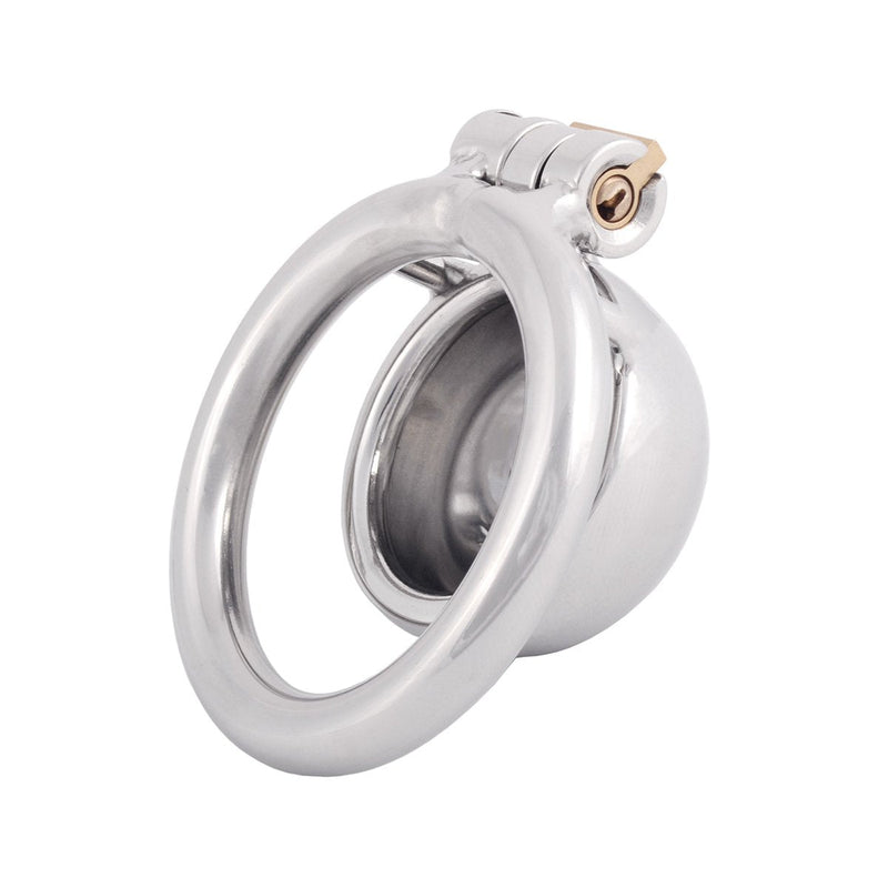 TERNENCE Metal Chastity Device Male Comfortable Virginity Lock Chastity Belt with Small Cage C240 (1.57 inch / 40mm) 1.57 Inch (Pack of 1) - NewNest Australia