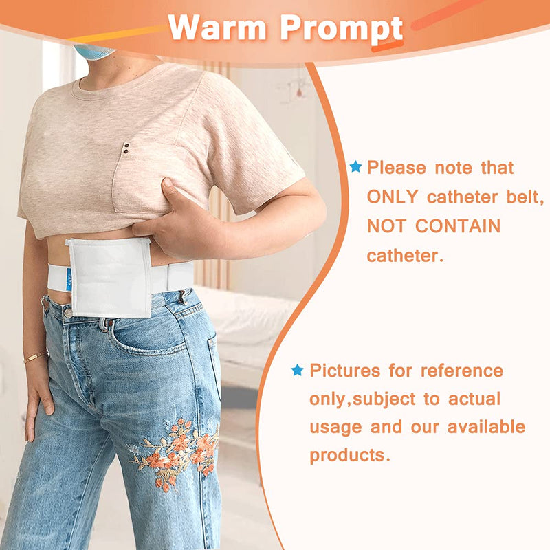 G Tube Holder Belt Feeding Tubes Accessories G Tube Covers Peg Tube Gastrostomy Catheter Pd Dialysis Belt Pads Drainage Medical Abdominal Dialysis For Men Women(28"~37") - NewNest Australia