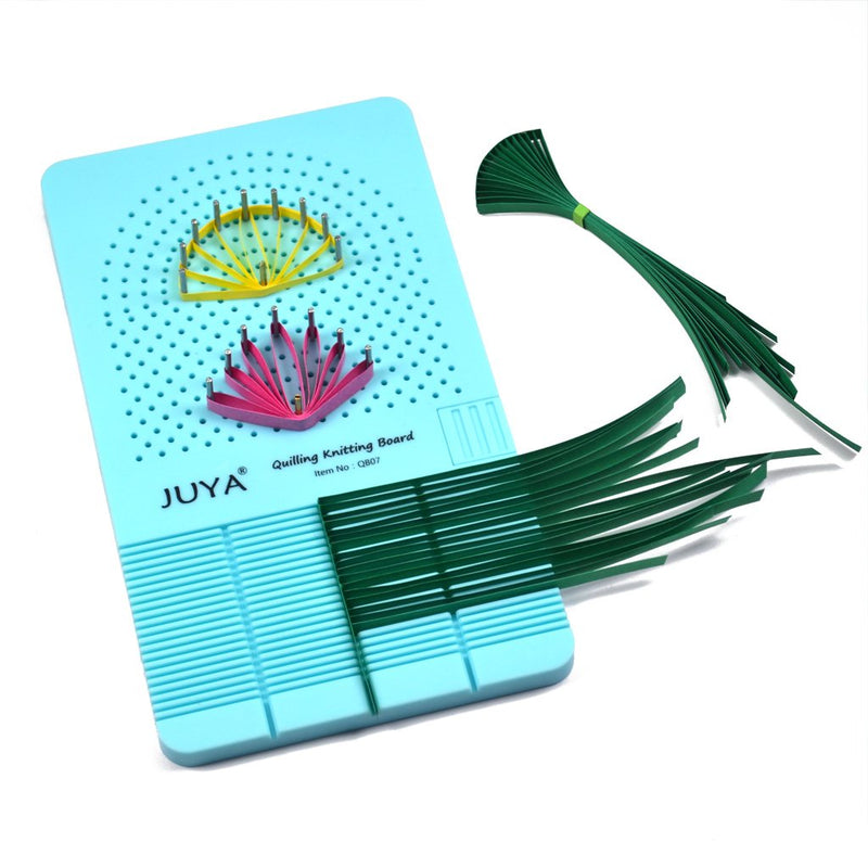 JUYA Quilling Knitting Board with 2 Functions Have Sticks Storage (Blue) Blue - NewNest Australia