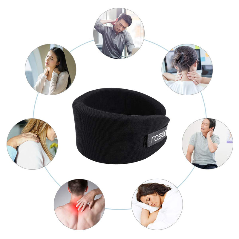 Healifty Neck Brace - One Size Cervical Collar - Adjustable, Super Soft - Support Wear for Sleeping - Relieves Pain and Pressure in Spine - for Men, Women, Elderly 51x9.5x2 cm (Pack of 1) - NewNest Australia