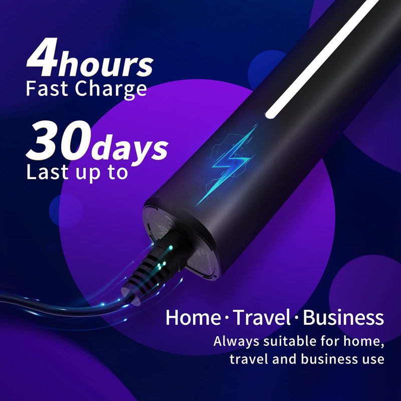 Sonic Electric Toothbrush, Rechargeable Power Toothbrush with 8 Duponts Brush Heads, Sonic Toothbrushes 40000Vpm with 2 Minute Smart Timer, 5 Modes with Teeth Whitening, Gift for Family, Black - NewNest Australia