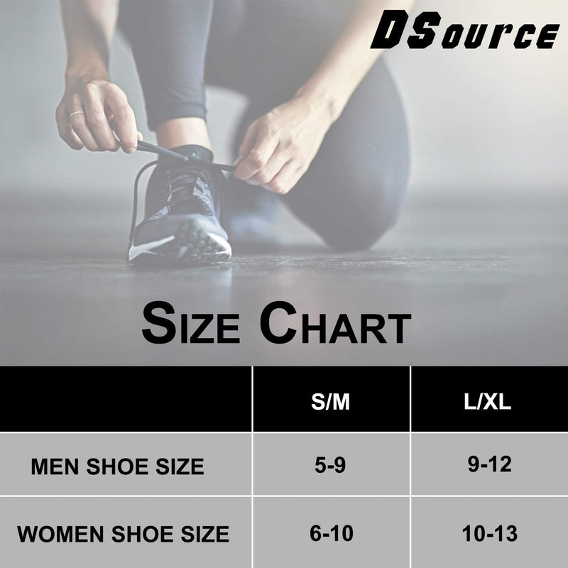 Copper Socks, DSource Unisex Cushioned Sole Arch Support Athletic Running Ankle/Crew Socks 3/6 Pairs… 6 No Show Socks Black Small-Medium - NewNest Australia