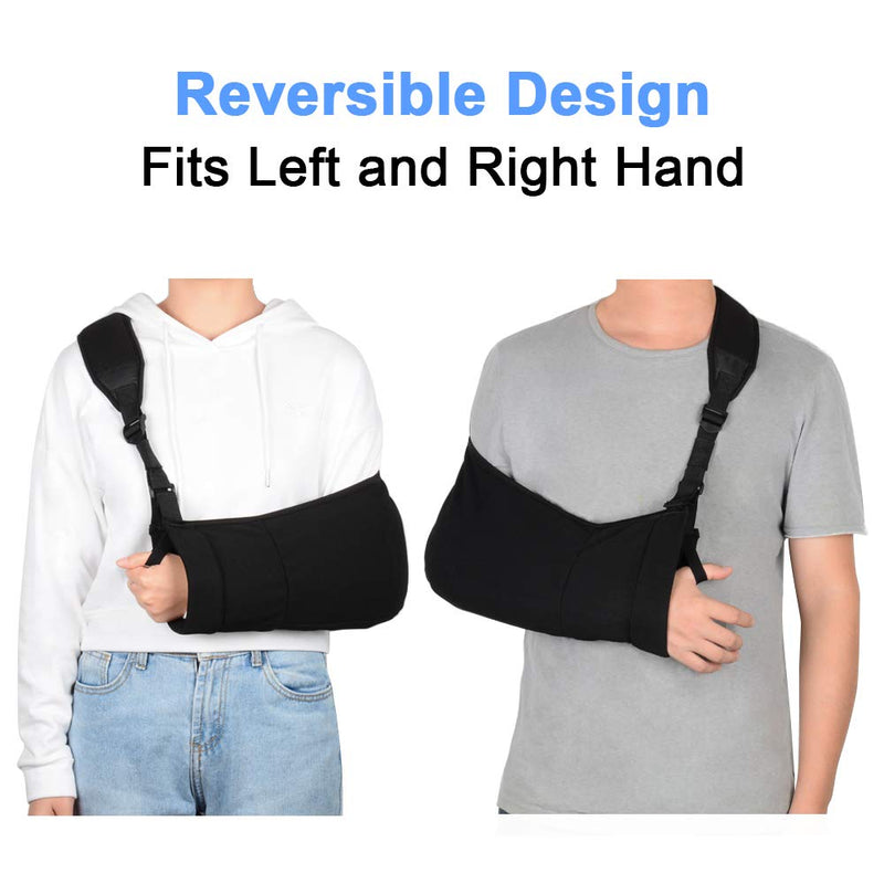 Supregear Arm Sling, Adjustable Medical Shoulder Immobiliser For Shoulder Injuries On Rotator Cuff, Comfortable Shoulder Support With Soft Padding And 2 Pockets, Left Right Arm - NewNest Australia