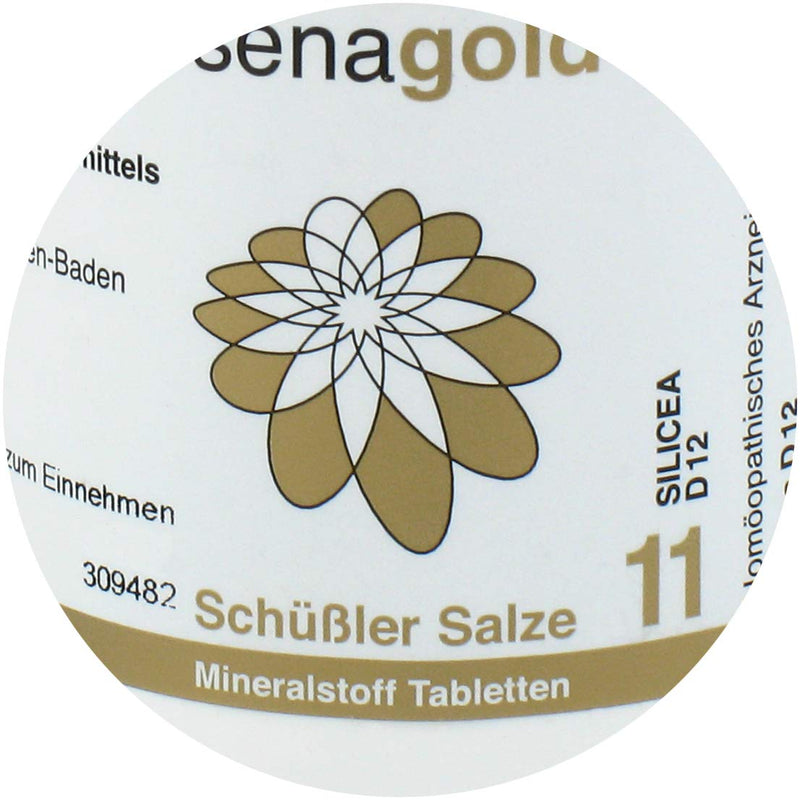 Schüssler Salt No. 11 - Silicea D12 | tablets | gluten-free (400 pieces (pack of 1)) 400 pieces (pack of 1) - NewNest Australia