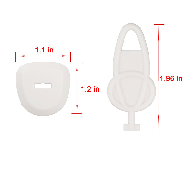 UCLEVER Outlet Plug Covers Baby Proofing Electric Protector Caps Kit for Child Safety (24 Plugs + 4 Keys) - NewNest Australia