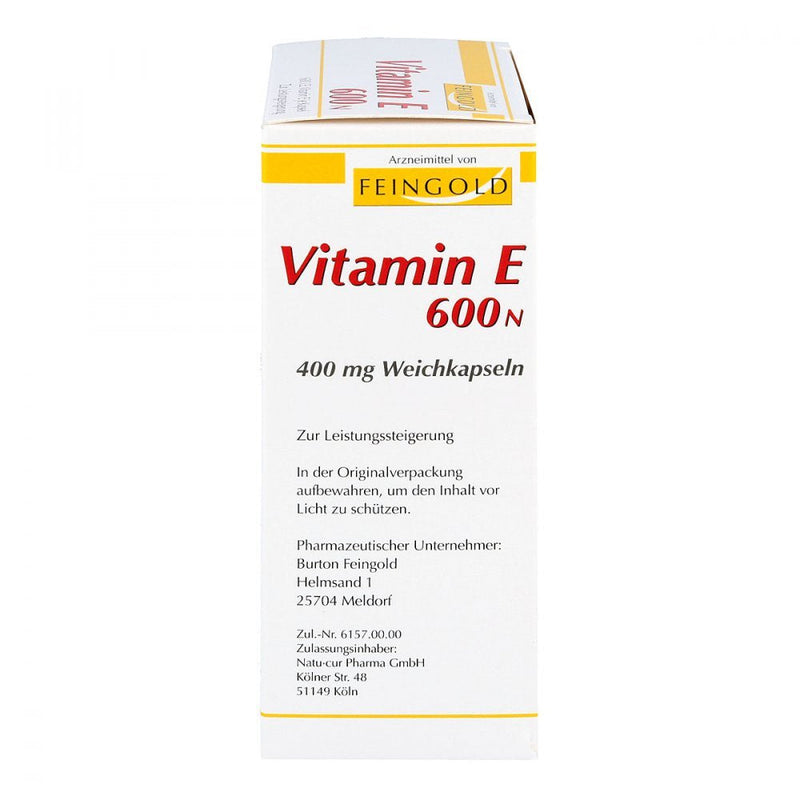 VITAMIN E 600 N soft capsules 100 pieces - NewNest Australia