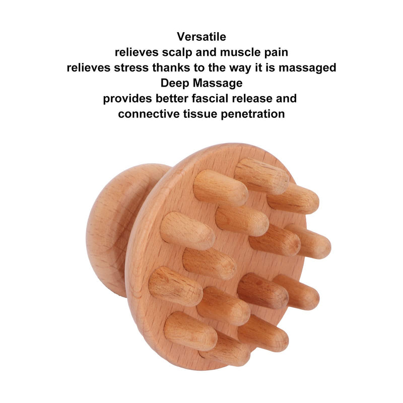 Wooden Mushroom Massager, Wooden Mushroom Shape Massager, Manual Massage Sets And Kits, Manual Wooden Massager, Anti-Cellulite Relief, Muscle Tension For The Overall - NewNest Australia