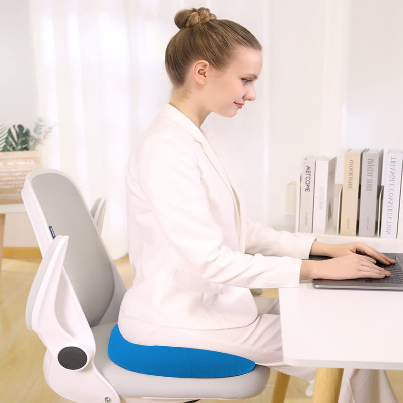 Jhy Hemorrhoid Seat Cushion, Inflatable Seat Cushion, Orthopedic Round Cushion, Soft Seat Ring With Pump For Inflammation, Hemorrhoids, Coccyx Pain, Cysts, Pregnancy, Birth (Blue) - NewNest Australia
