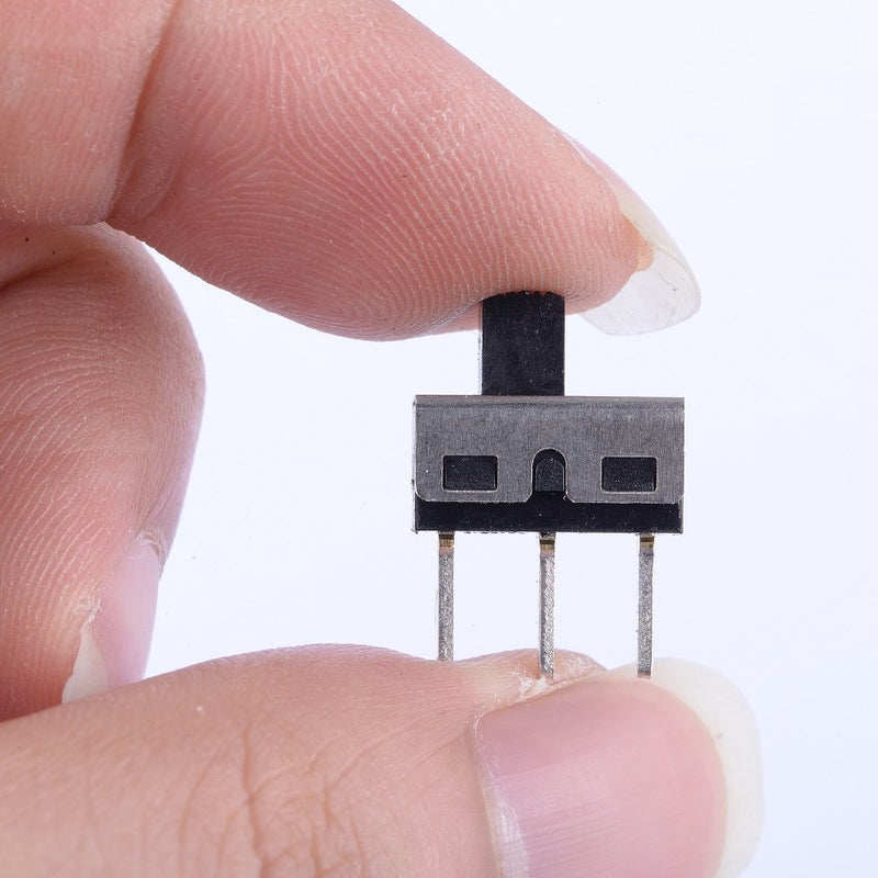 Cylewet 20Pcs 5mm High Knob Vertical Slide Switch 3 Pin 2 Position 1P2T SPDT Panel (Pack of 20) CYT1107 - NewNest Australia