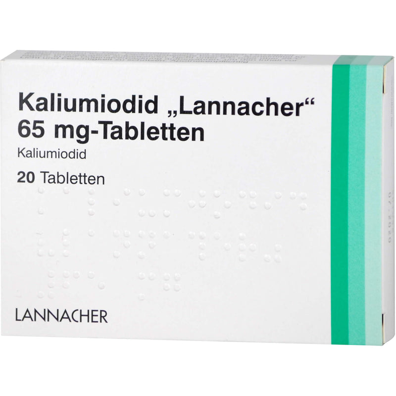 POTASSIUM IODIDE Lannacher 65 mg tablets 20 pcs - NewNest Australia