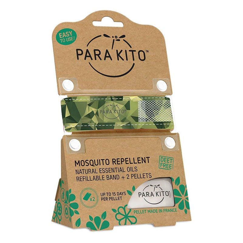 PARA'KITO Mosquito Insect & Bug Repellent Wristband - Waterproof, Outdoor Pest Repeller Bracelet w/ Natural Essential Oils (Adventure) Adventure - NewNest Australia