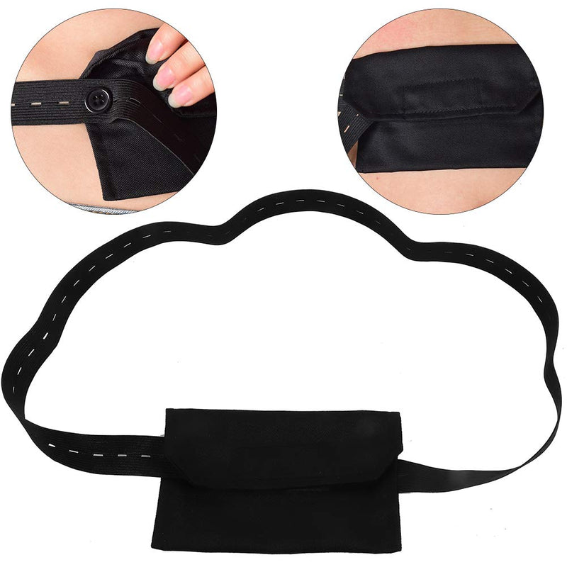 Peritoneal Dialysis Belt, Adjustable Peritoneal Tube Protection With Adjustable Button, Dialysis Catheter Closure, Abdominal Dialysis Belt, Catheter Protective Belt (Black) - NewNest Australia