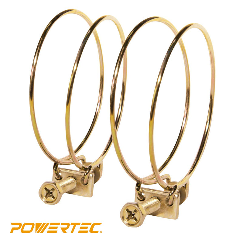 POWERTEC 70101 4" Double Wire Hose Clamp | 5 Pack - NewNest Australia