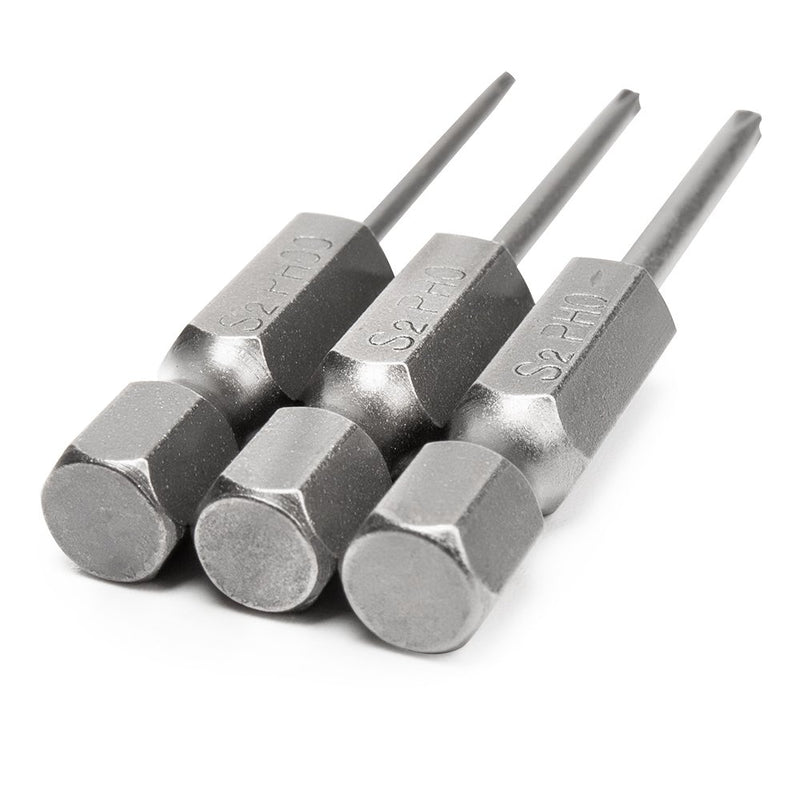 Rocaris 12Pcs Hex Shank Magnetic Phillips Cross Screwdriver Bits 50mm 1/4 Inch - NewNest Australia