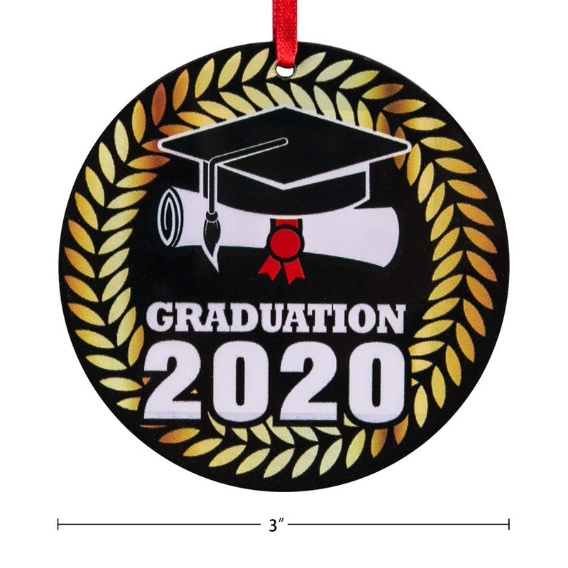 NewNest Australia - FaCraft Personalized Graduation Ornament,3" School Graduation Ornament Gift Idea Holiday Keepsake 